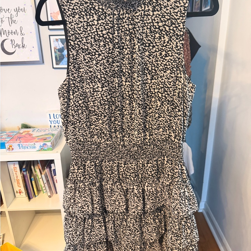 Express Black and White Mini Dress